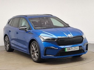 Used Skoda Enyaq iV SportLine 150 kW (204 HP) 2021 Blue SUV