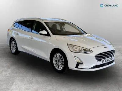 Used Ford Focus Titanium 125 HP (91 kW) 2018 White Estate
