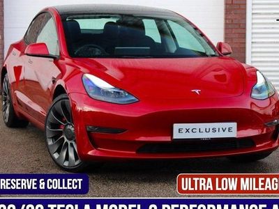Red Used 2023 Tesla Model 3 Performance Sedan | £32,500