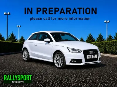 Used Audi A1 S-Line 116 HP (85 kW) 2015 White Hatchback