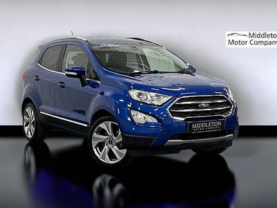Used Ford Ecosport Titanium 125 HP (91 kW) 2019 Blue SUV