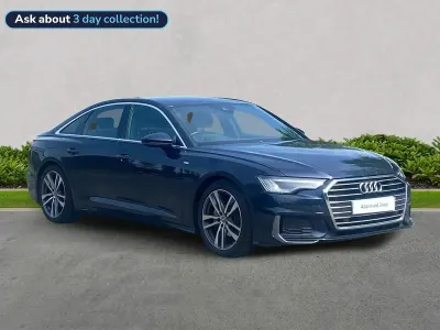 Used Audi A6 S-Line 204 HP (150 kW) 2019 Blue Sedan
