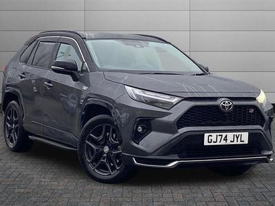 Decuma grey with black roof Used 2024 Toyota RAV4 Hybrid Sport SUV | £39,995 (Expensive)