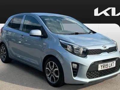 Used Kia Picanto 67 HP (49 kW) 2019 Blue Hatchback