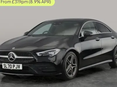 Used Mercedes CLA250 AMG Line Premium Plus 224 HP (164 kW) 2021 Black Sedan