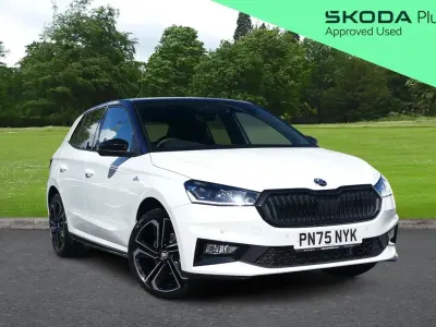 Used Skoda Fabia Monte Carlo 147 HP (108 kW) 2025 White Hatchback