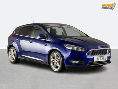 Used Ford Focus Zetec 120 HP (88 kW) 2015 Blue Hatchback