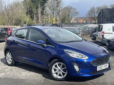 Used Ford Fiesta Zetec 100 HP (73 kW) 2017 Blue Hatchback