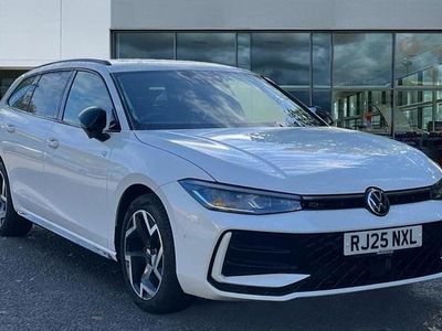 White Used 2025 VW Passat R-line Estate | £31,653