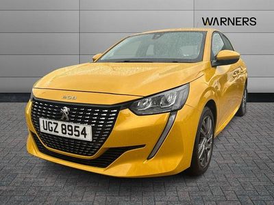 Yellow Used 2021 Peugeot 208 Active Premium Hatchback | £14,295 (Fair price)