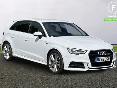 Używany Audi A3 S-Line 2016 Biały Hatchback