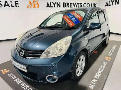Used Nissan Note N-TEC 90 HP (66 kW) 2012 Blue Hatchback