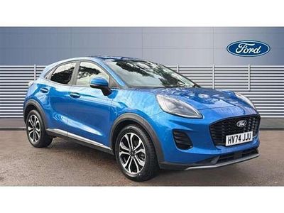 Used Ford Puma Titanium 123 HP (90 kW) 2024 Blue SUV