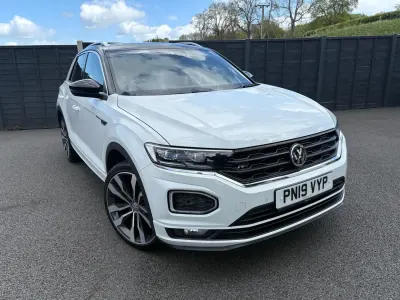 Used VW T-Roc R-line 150 HP (110 kW) 2019 White SUV