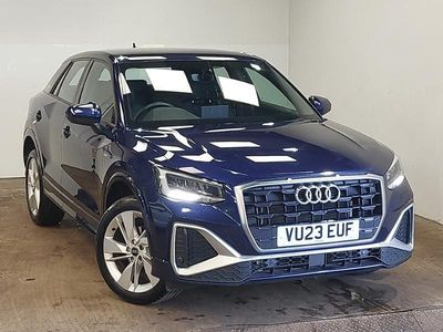 Begagnad Audi Q2 S-Line 150 HK (110 kW) 2023 Blå SUV