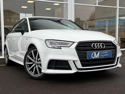 Used Audi A3 Sportback Black Edition 150 HP (110 kW) 2018 White Hatchback