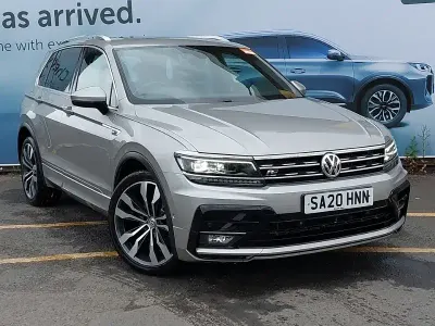 Used VW Tiguan R-line 150 HP (110 kW) 2020 Silver SUV