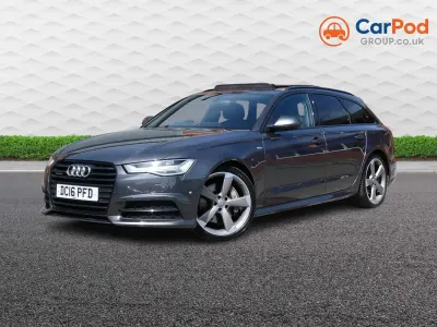Used Audi A6 Black Edition 320 HP (235 kW) 2016 Grey Estate