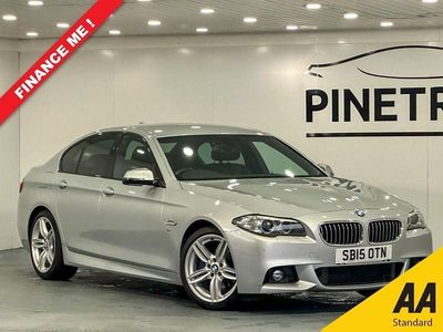 Silver Used 2015 BMW 530 M Sport Sedan | £14,499 (Fair price)