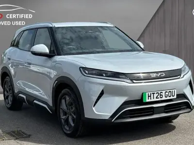 New BYD Atto 2 Boost 130 kW (177 HP) 2026 Skiing white SUV