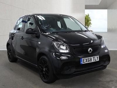Used Smart ForFour Premium 71 HP (52 kW) 2018 Black Hatchback