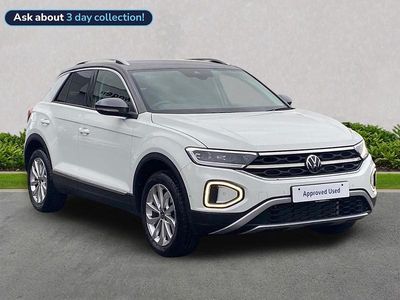 White Used 2023 VW T-Roc Style SUV | £23,797 (Fair price)