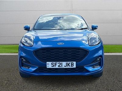 Begagnad Ford Puma 2021 Blå SUV