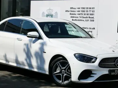 Used Mercedes E300 AMG Line Premium 2021 White Sedan