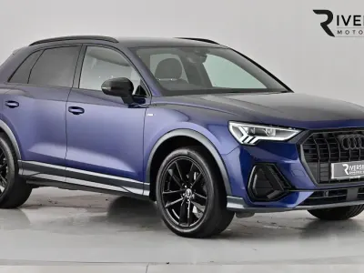 Used Audi Q3 Black Edition 150 HP (110 kW) 2021 Blue SUV