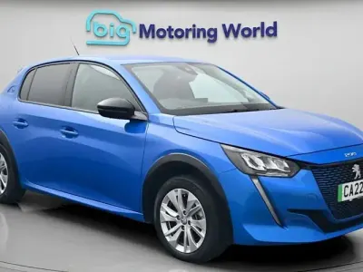 Used Peugeot e-208 Allure Premium 100 kW (136 HP) 2022 Blue Hatchback