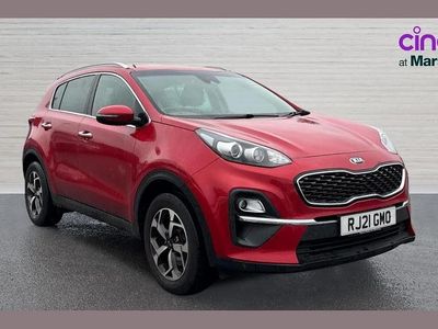 Used Kia Sportage 129 HP (94 kW) 2021 Red SUV