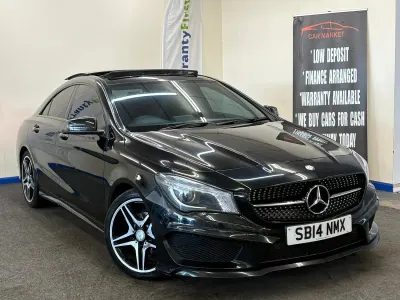 Used Mercedes CLA200 AMG 136 HP (100 kW) 2014 Black Coupe
