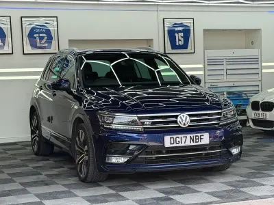 Used VW Tiguan R-line 190 HP (139 kW) 2017 Blue SUV