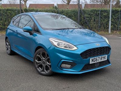 Used Ford Fiesta ST-Line 125 HP (91 kW) 2018 Blue Hatchback