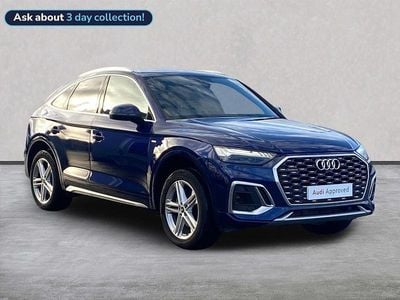 Usado Audi Q5 Sportback S-Line 261 HP (191 kW) 2022 Azul SUV