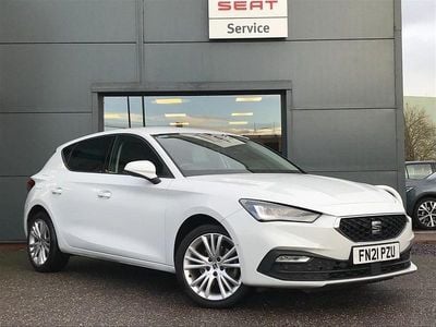 White Used 2021 Seat Leon SE Dynamic Hatchback | £12,500 (Fair price)