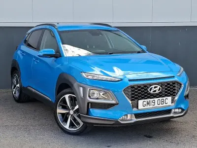 Used Hyundai Kona Premium 120 HP (88 kW) 2019 Blue SUV