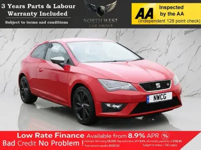 Used Seat Leon FR Sport 150 HP (110 kW) 2014 Red Coupe