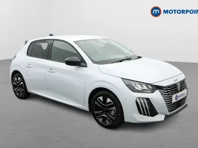 New Peugeot 208 Allure 102 HP (75 kW) 2025 White Hatchback