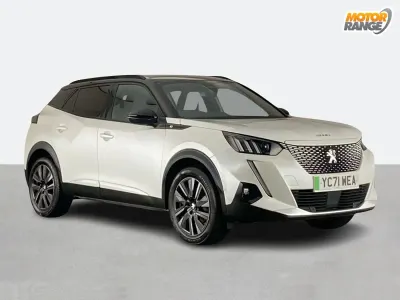 Used Peugeot e-2008 Premium 100 kW (136 HP) 2021 White SUV