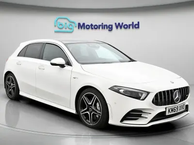 Used Mercedes A35 AMG Premium Plus 306 HP (225 kW) 2019 White Hatchback