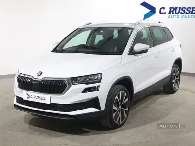 Gebraucht Skoda Karoq SE L 150 PS (110 kW) 2023 Weiß SUV