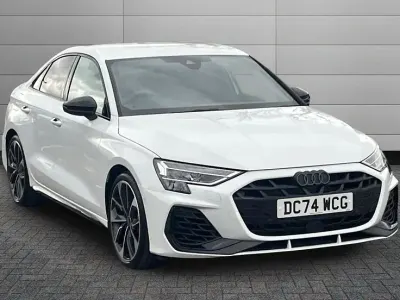Used Audi S3 Black Edition 333 HP (244 kW) 2025 White Sedan