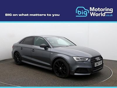 used Audi A3 3 1.5 TFSI CoD Black Edition Saloon 4dr Petrol S Tronic Euro 6 (s/s) (150 ps) S Line Body Saloon