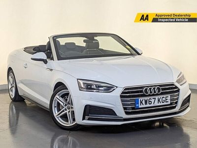 used Audi A5 2.0 TDI S line S Tronic Euro 6 (s/s) 2dr PARKING SENSORS SVC HISTORY Convertible