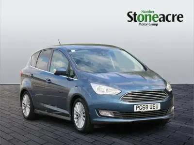 Used Ford C-MAX Titanium 147 HP (108 kW) 2019 Blue MPV