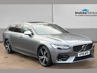Grey Used 2019 Volvo V90 R-Design Pro Estate | £24,799 (Fair price)
