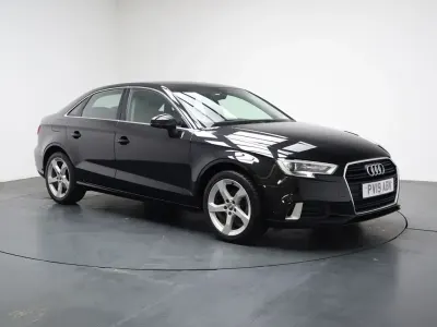 Used Audi A3 Sport 150 HP (110 kW) 2019 Black Sedan