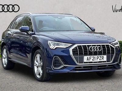 Used Audi Q3 S-Line 150 HP (110 kW) 2021 Blue SUV