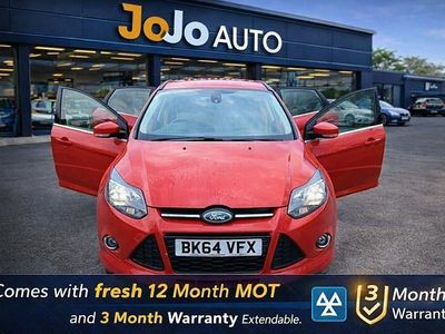 Used Ford Focus Zetec 125 HP (91 kW) 2014 Red Hatchback